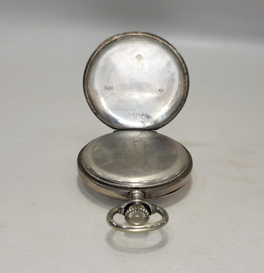 LOTUS MARKA GÜMÜŞ CEP SAATİ 