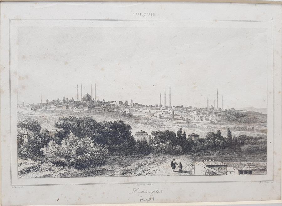 OSMANLI DÖNEMİ EDİRNE GRAVÜRÜ