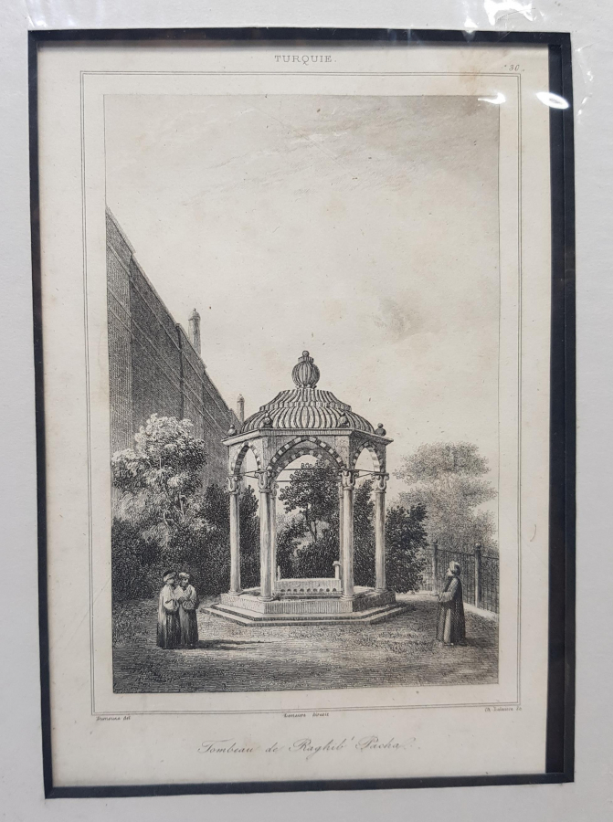 OSMANLI DÖNEMİ RAGIP PAŞA TÜRBESİ GRAVÜR