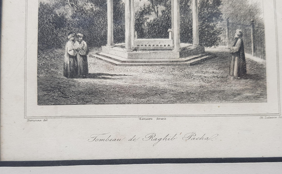 OSMANLI DÖNEMİ RAGIP PAŞA TÜRBESİ GRAVÜR