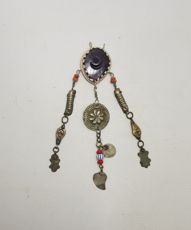 OSMANLI GÜMÜŞ KOLYE UCU 