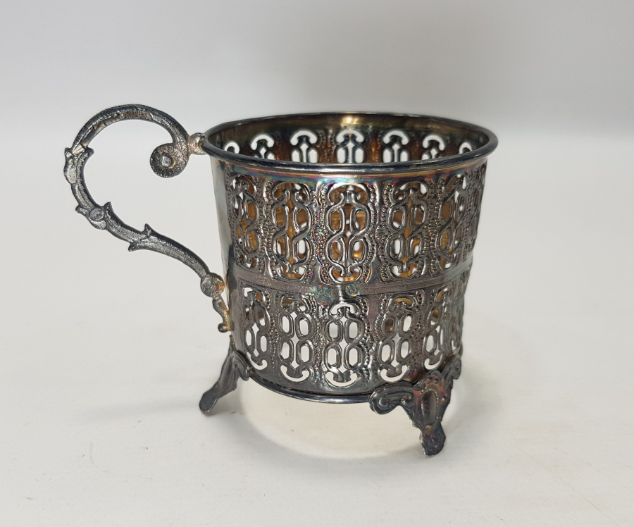 OSMANLI TUĞRALI SAH DAMGALI VE ÇEŞNİLİ GÜMÜŞ ISTAKA 