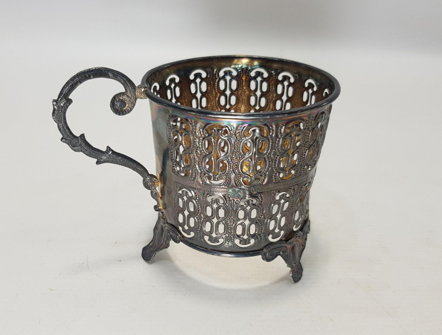 OSMANLI TUĞRALI SAH DAMGALI VE ÇEŞNİLİ GÜMÜŞ ISTAKA 