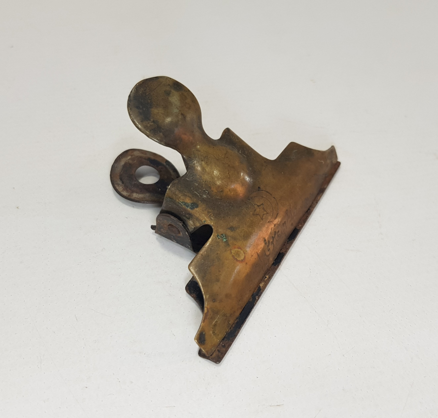 OSMANLICA YAZILI KAĞIT KISKACI 