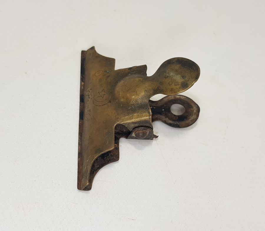 OSMANLICA YAZILI KAĞIT KISKACI 