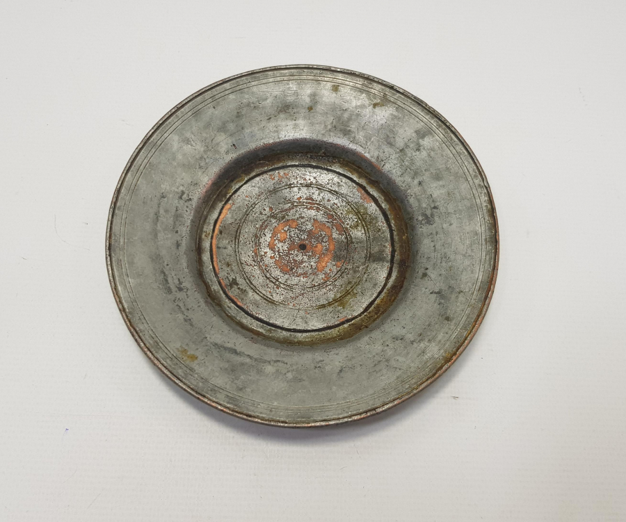 OSMANLICA YAZILI MİNİ BAKIR TABAK 