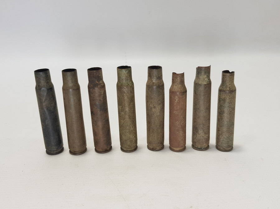 1. DÜNYA SAVAŞI 9 ADET BOŞ MERMİ KOVANI