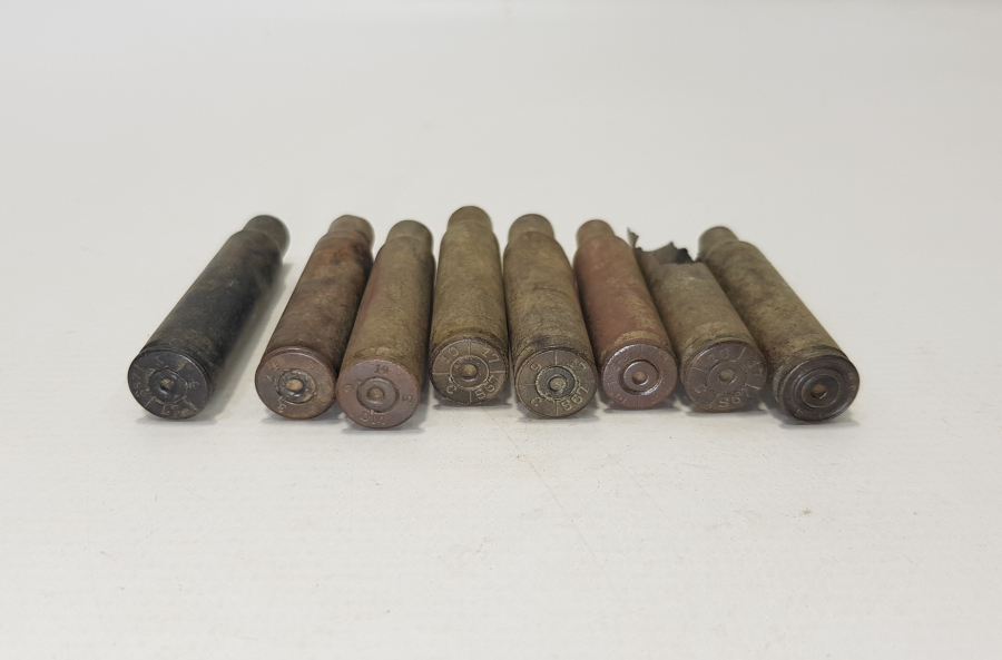 1. DÜNYA SAVAŞI 9 ADET BOŞ MERMİ KOVANI