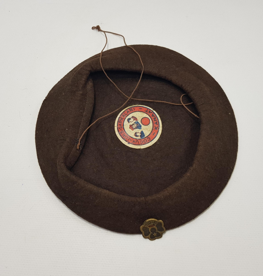 1940'LARDAN İZCİ ÇOCUK ŞAPKASI