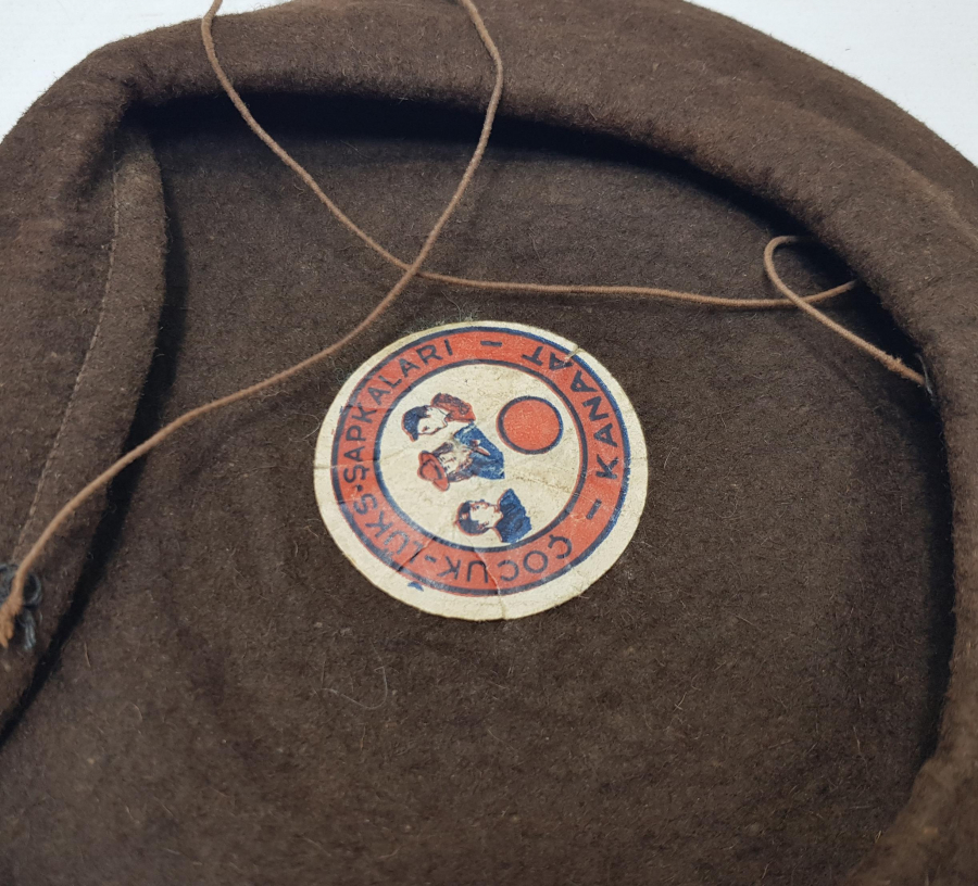 1940'LARDAN İZCİ ÇOCUK ŞAPKASI