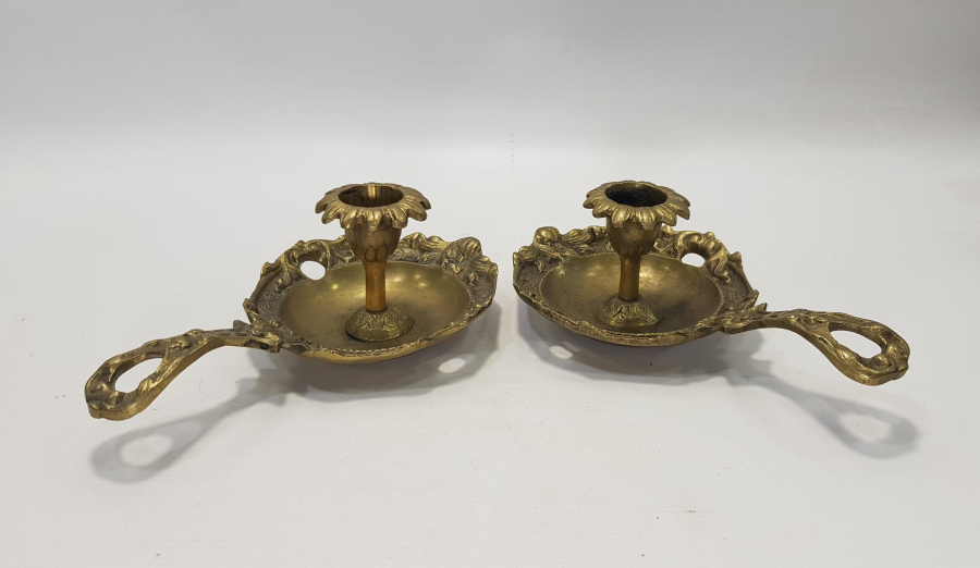 BİR ÇİFT PİRİNÇ MUMLUK 