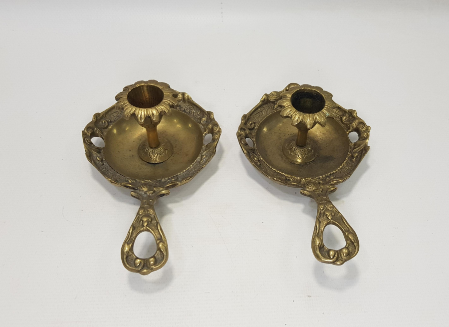 BİR ÇİFT PİRİNÇ MUMLUK 