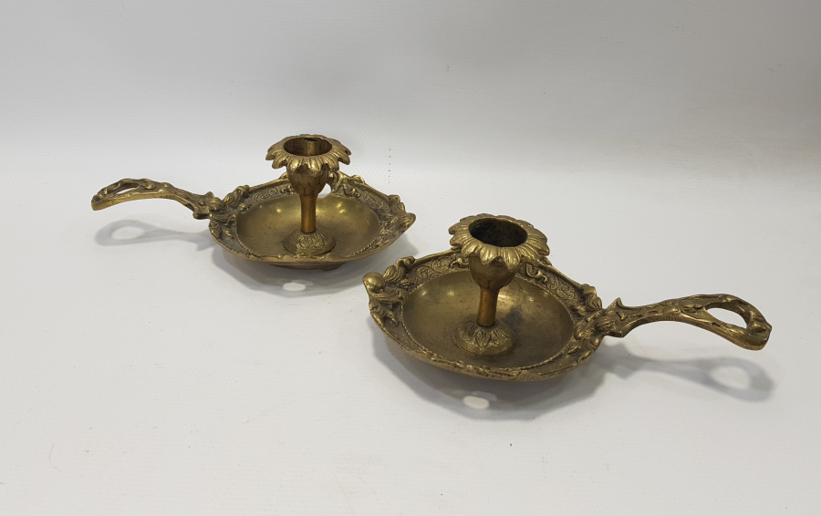 BİR ÇİFT PİRİNÇ MUMLUK 