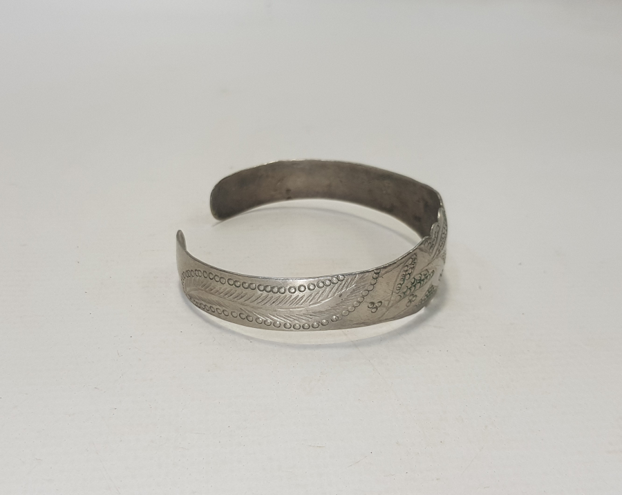 KALEM İŞÇİLİKLİ ALPAKA BİLEZİK 