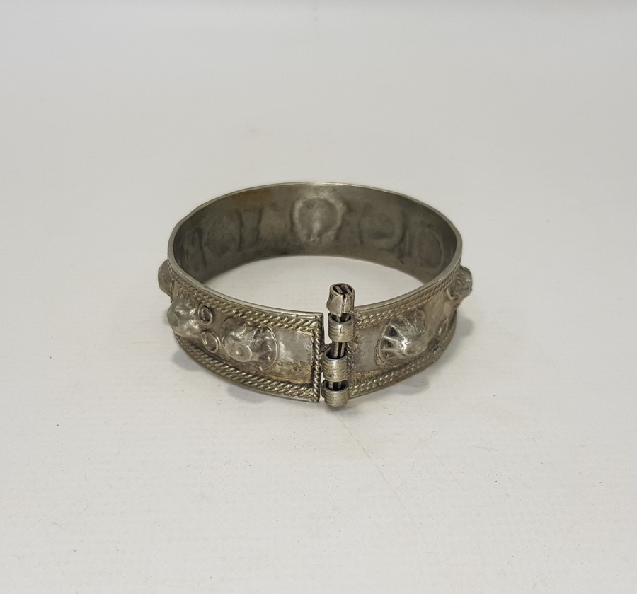 OSMANLI DÖNEMİ ERMENİ İŞİ GÜMÜŞ BİLEZİK 