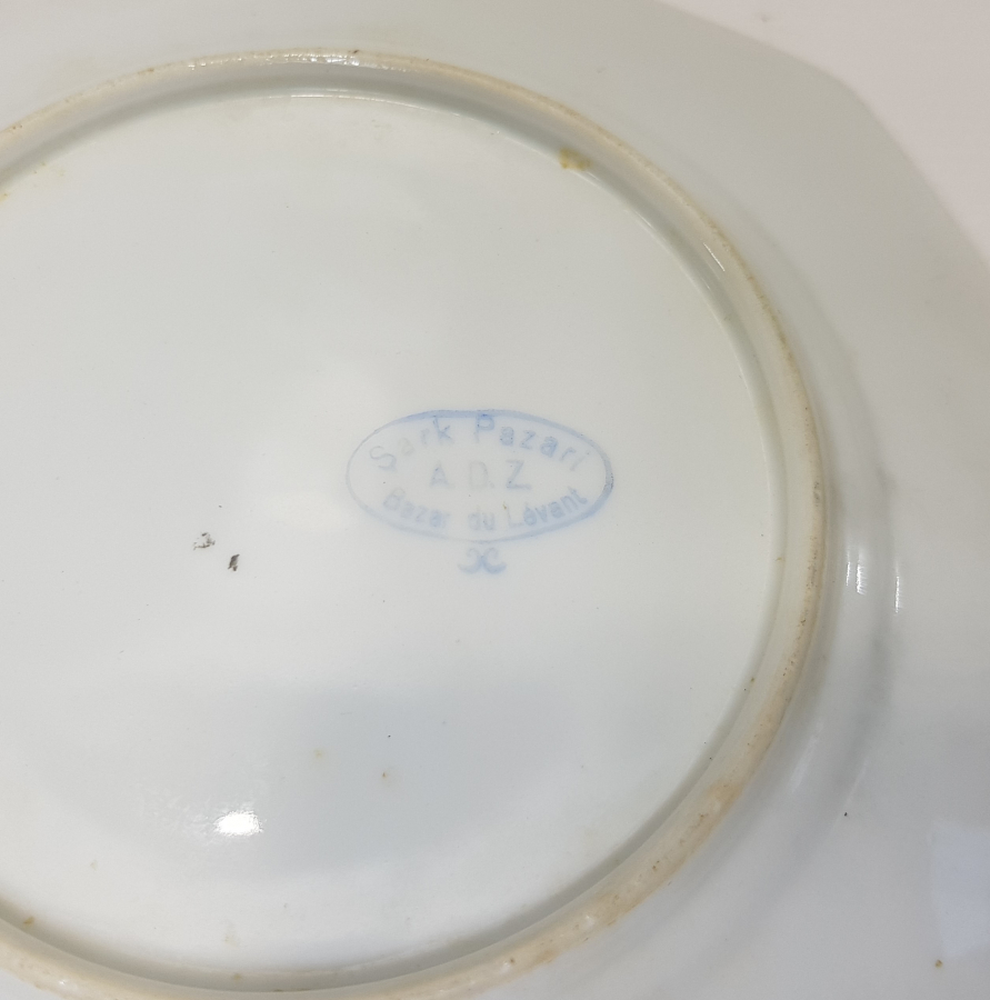 ŞARK PAZARI - BAZAR DU LEVANT PORSELEN TABAK 