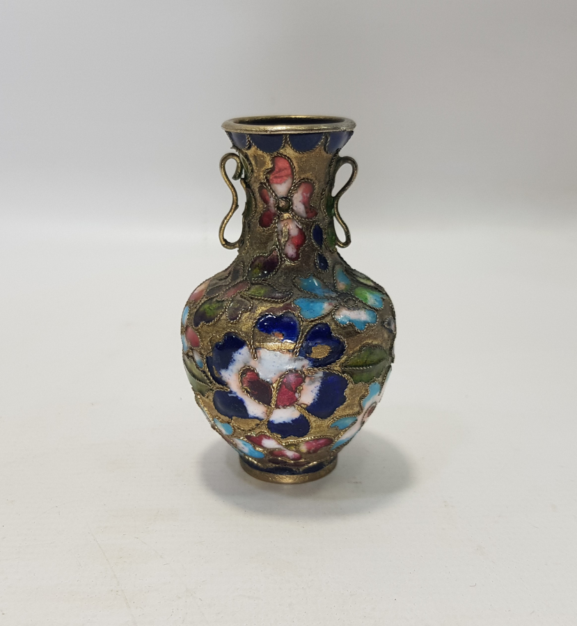 SÜRAHİ FORMLU MİNİK MİNELİ VAZO 