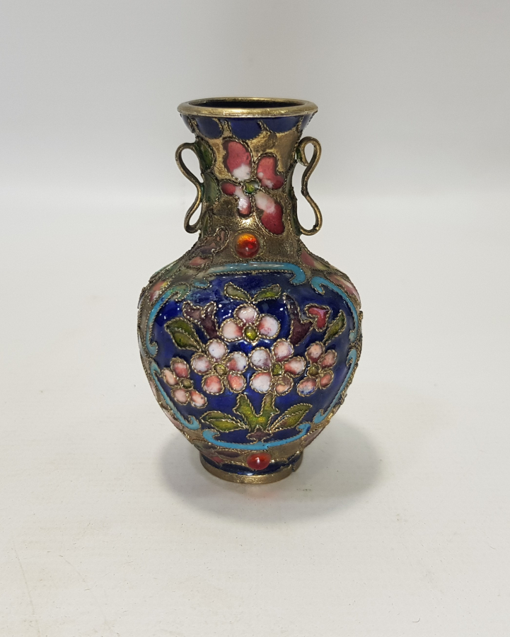 SÜRAHİ FORMLU MİNİK MİNELİ VAZO 