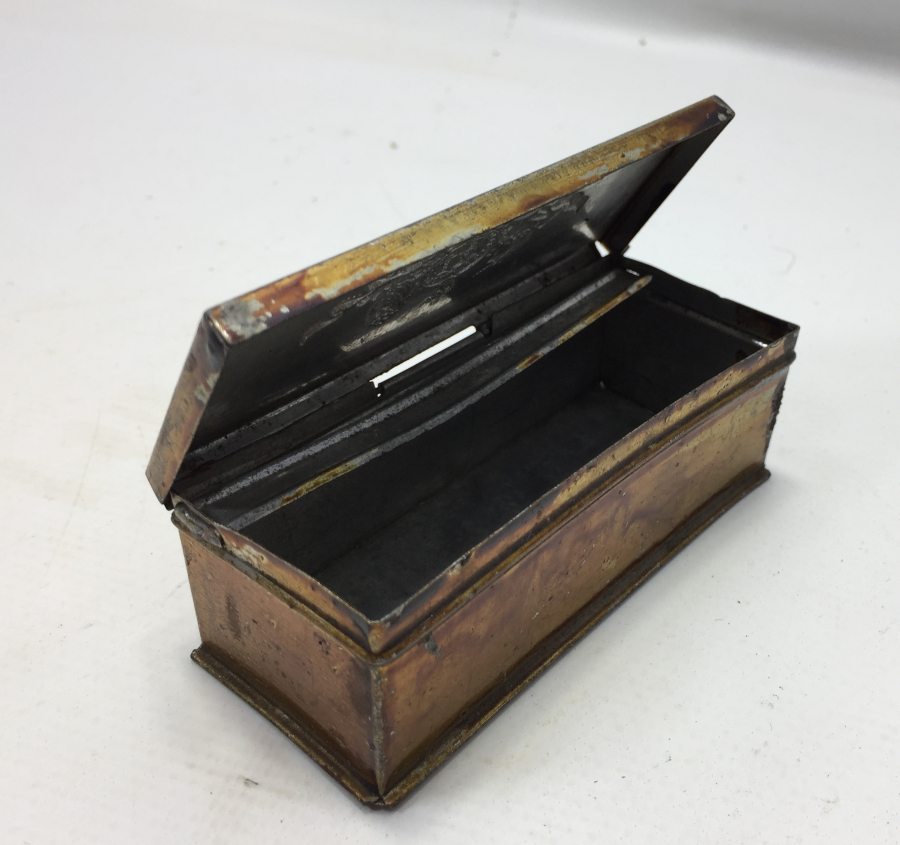 1. DÜNYA SAVAŞI DÖNEMİ İNGİLİZ ASKER TÜTÜN TABAKASI