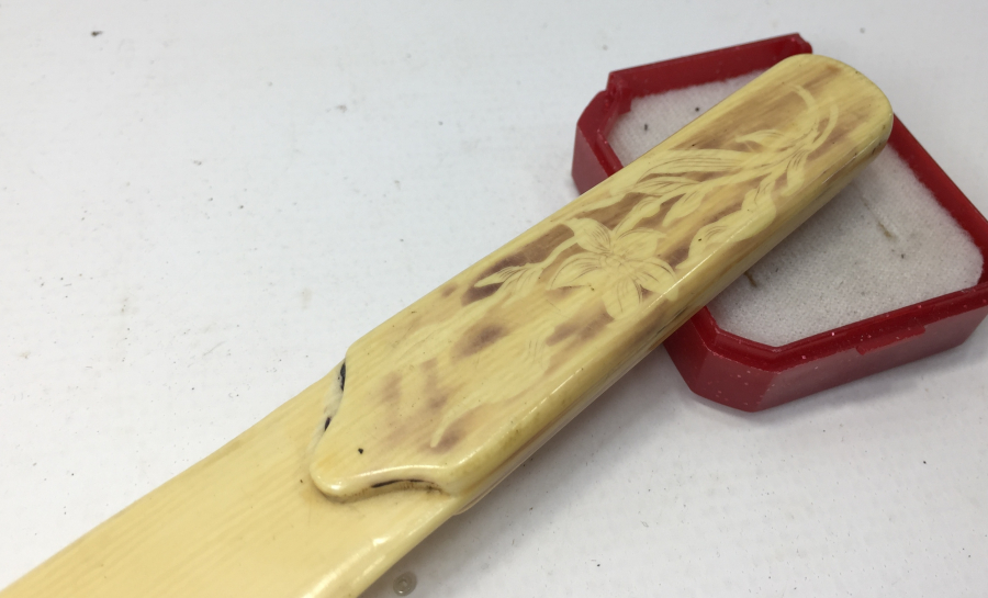 1900 BAŞLARI FİLDİŞİNDEN MAMUL ZARF AÇACAĞI