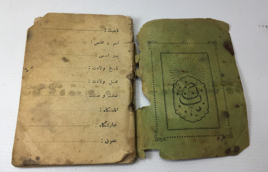 1924 YILI ATATÜRK VE SON HALİFE ABDÜLMECİD EFENDİ GÖRSELLİ MUHTIRA