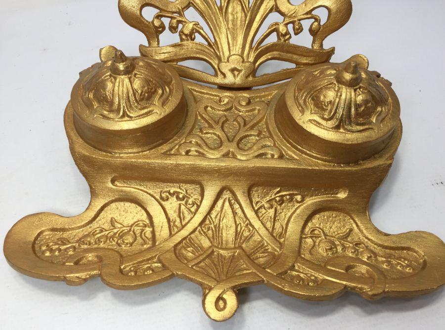 ANTİKA MASA ÜSTÜ HOKKA - YAZI TAKIMI