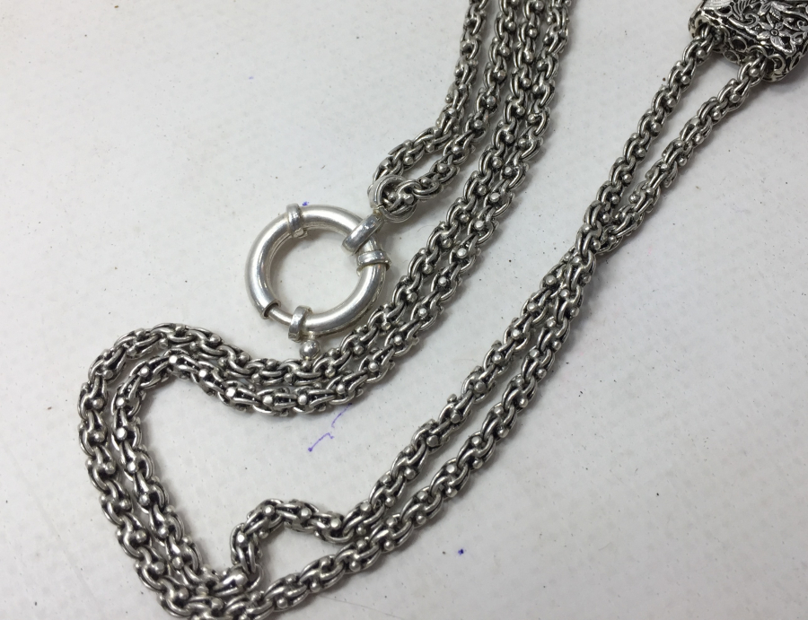 ARNAVUT ZİNCİR GÜMÜŞ CEP SAATİ KÖSTEĞİ