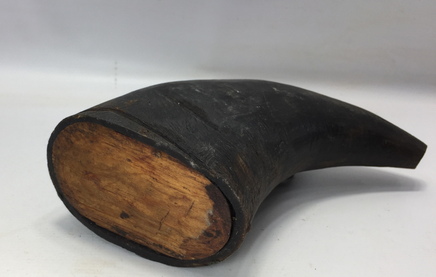 OSMANLI DÖNEMİ BOYNUZDAN MAMUL BARUTLUK