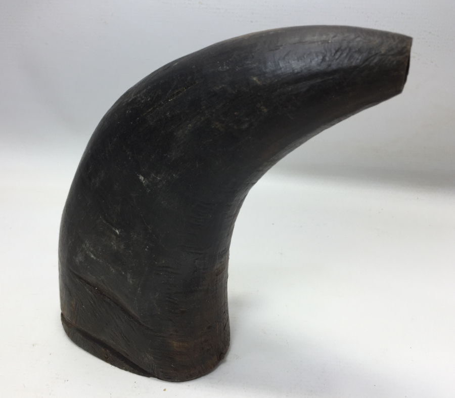 OSMANLI DÖNEMİ BOYNUZDAN MAMUL BARUTLUK