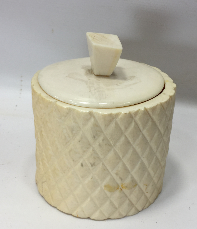 OSMANLI DÖNEMİ FİLDİŞİNDEN MAMUL BÜYÜK BOY TESBİH KUTUSU