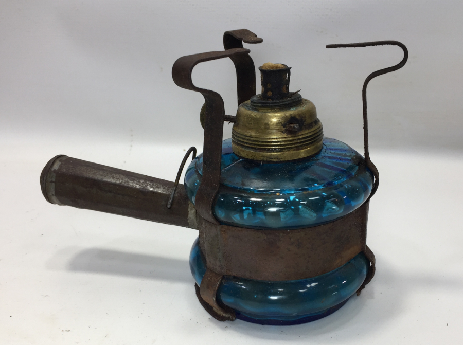 OSMANLI DÖNEMİ PRİMİTİF YAPIM GAZ LAMBASI VE OCAK