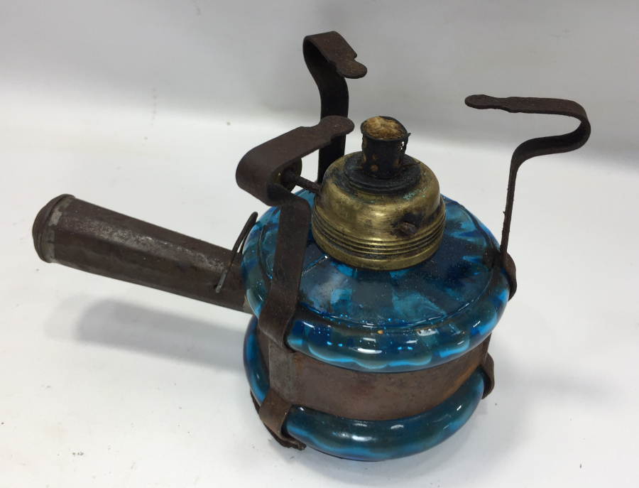 OSMANLI DÖNEMİ PRİMİTİF YAPIM GAZ LAMBASI VE OCAK