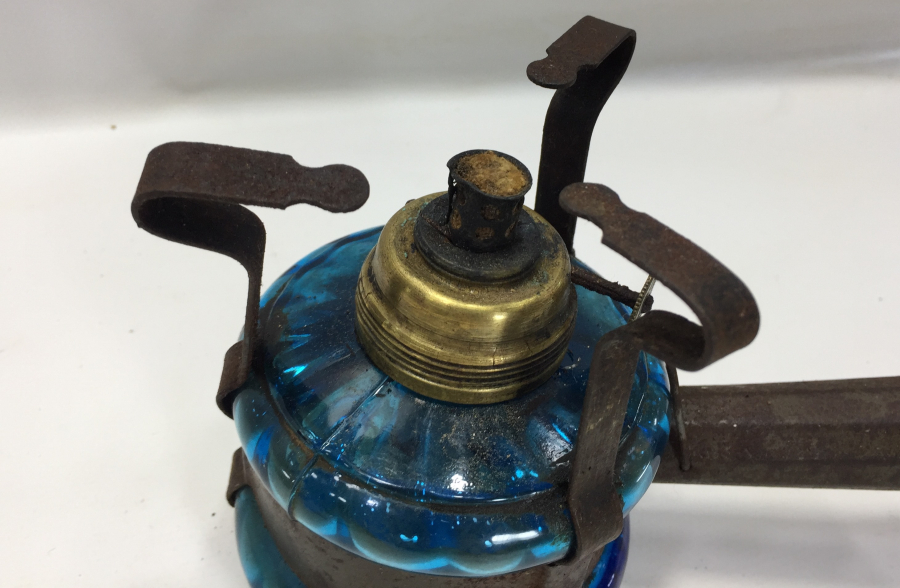 OSMANLI DÖNEMİ PRİMİTİF YAPIM GAZ LAMBASI VE OCAK