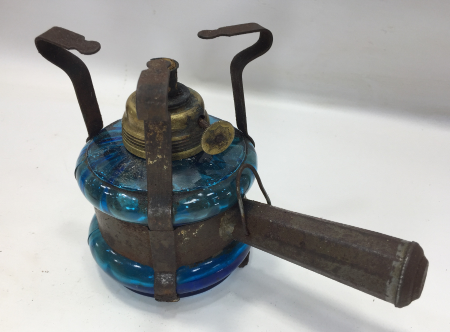 OSMANLI DÖNEMİ PRİMİTİF YAPIM GAZ LAMBASI VE OCAK