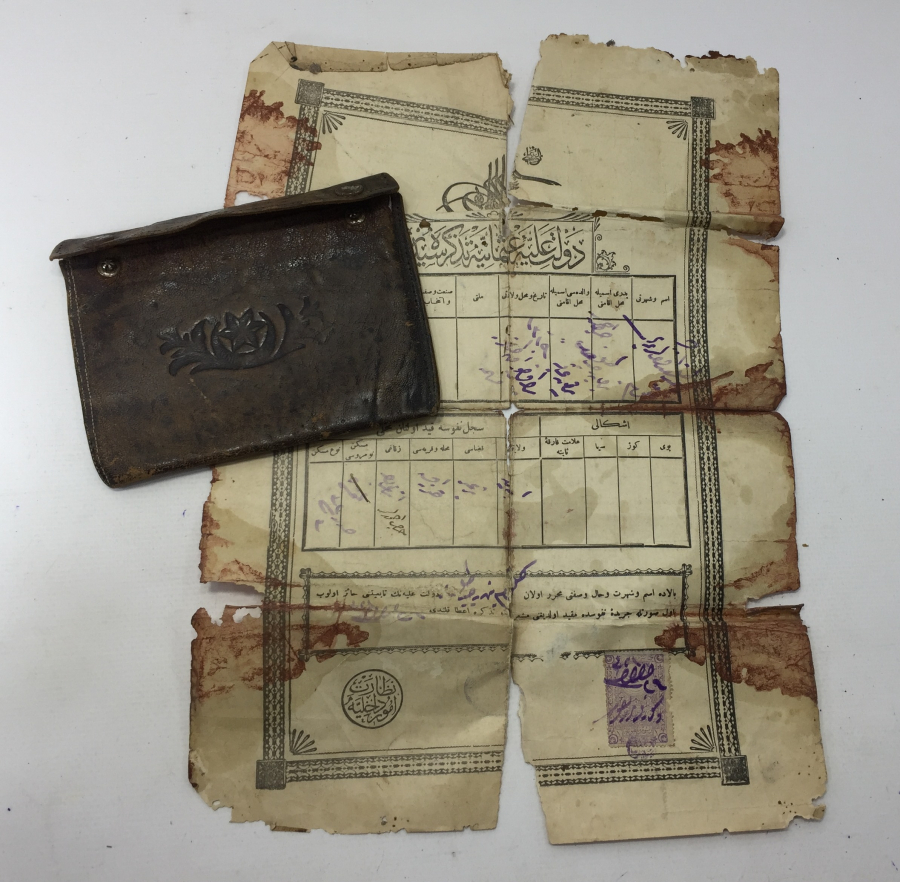 OSMANLI DÖNEMİ SUBAY CÜZDANI