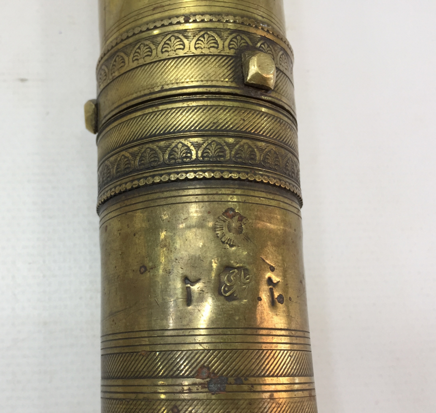 OSMANLI DÖNEMİ ÜZERİ USTA DAMGALI VE YAZILI SÜLEYMANİYE İŞİ KAHVE DEĞİRMENİ