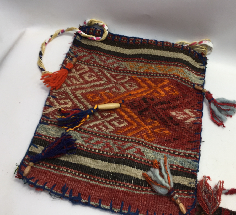 OSMANLI KUMAŞTAN 3 ADET HEYBE 