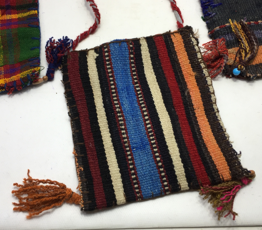 OSMANLI KUMAŞTAN 3 ADET HEYBE 