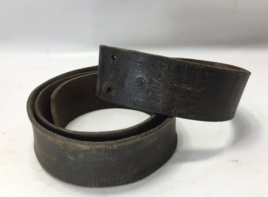 ÜZERİ OSMANLICA YAZILI 1. DÜNYA SAVAŞI DÖNEMİ SUBAY KEMERİ