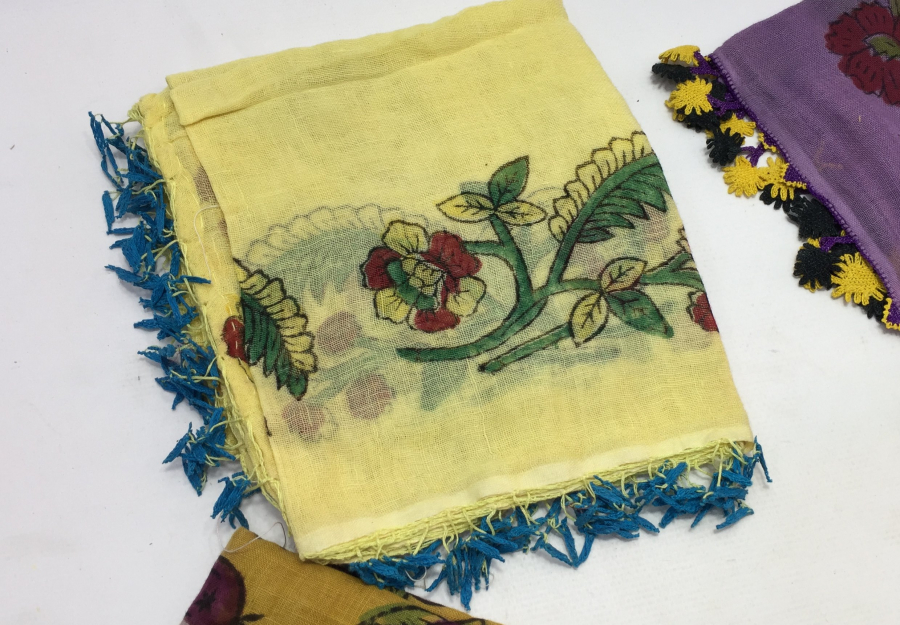 BERGAMA KOZAK YÖRESİ 4 ADET YAZMA - BİRİSİ AY YILDIZLI