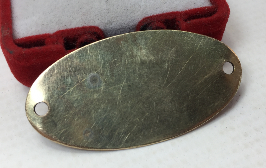 OSMANLI DÖNEMİ ÇOK NADİR ALTIN GUBAR-I ŞERİF KUTUSU ALTIN PLAKASI