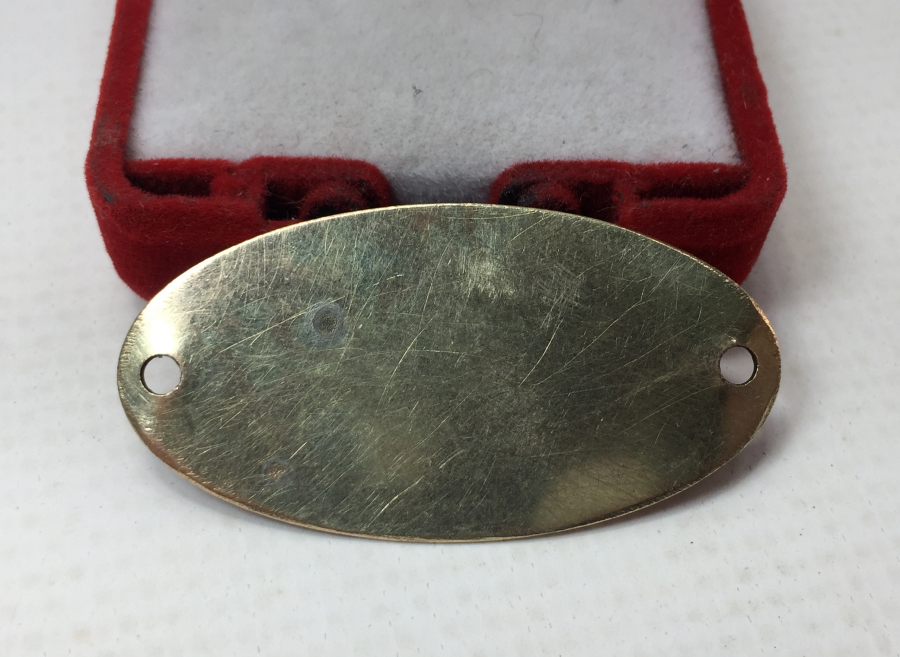 OSMANLI DÖNEMİ ÇOK NADİR ALTIN GUBAR-I ŞERİF KUTUSU ALTIN PLAKASI