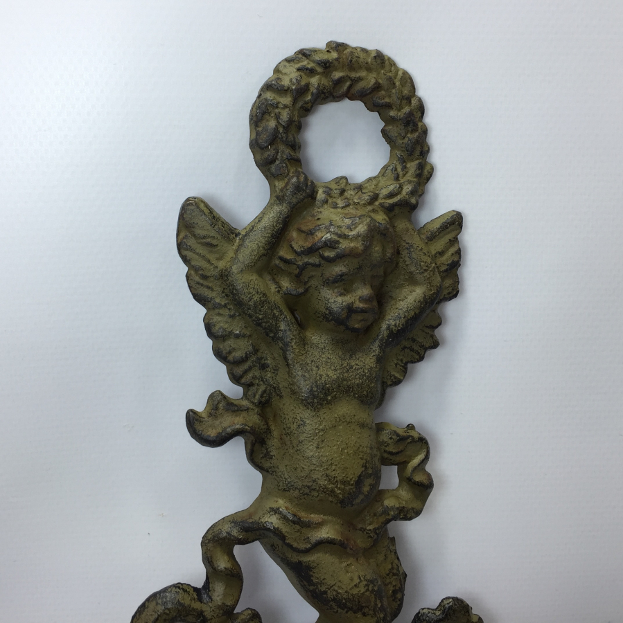 OSMANLI DÖNEMİ RUM İŞİ NADİR FORMDA MELEKLİ MUMLUK