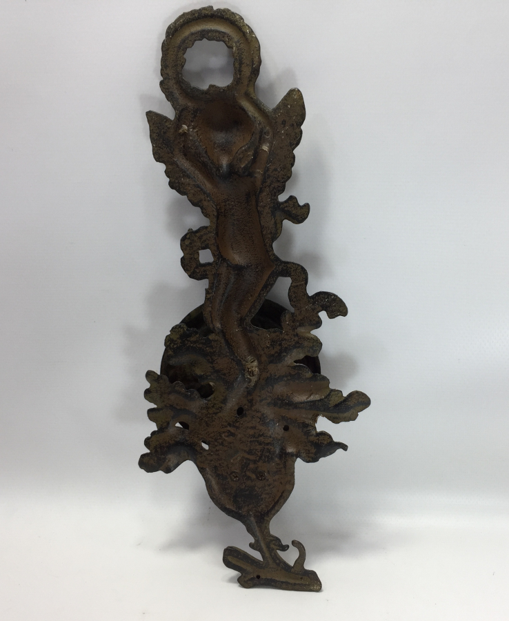 OSMANLI DÖNEMİ RUM İŞİ NADİR FORMDA MELEKLİ MUMLUK