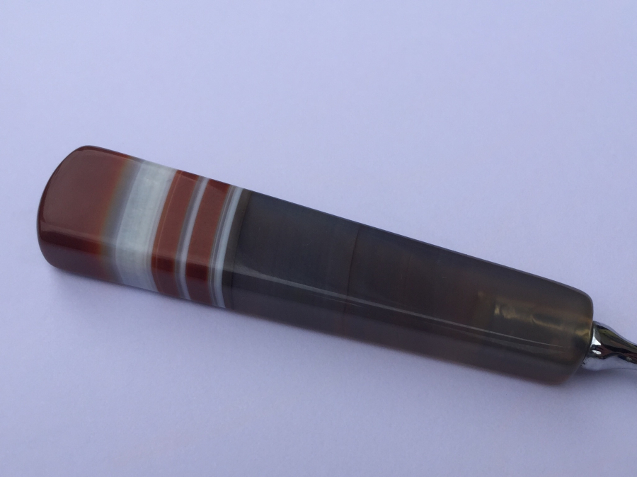 ŞAPI SÜLEYMANİYE AKİĞİNDEN MAMUL ANTİKA ZARF AÇACAĞI 