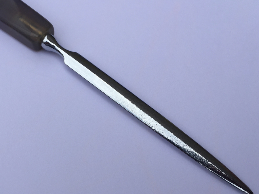 ŞAPI SÜLEYMANİYE AKİĞİNDEN MAMUL ANTİKA ZARF AÇACAĞI 