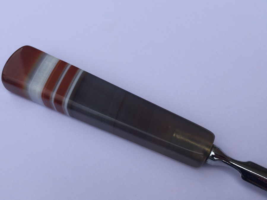 ŞAPI SÜLEYMANİYE AKİĞİNDEN MAMUL ANTİKA ZARF AÇACAĞI 