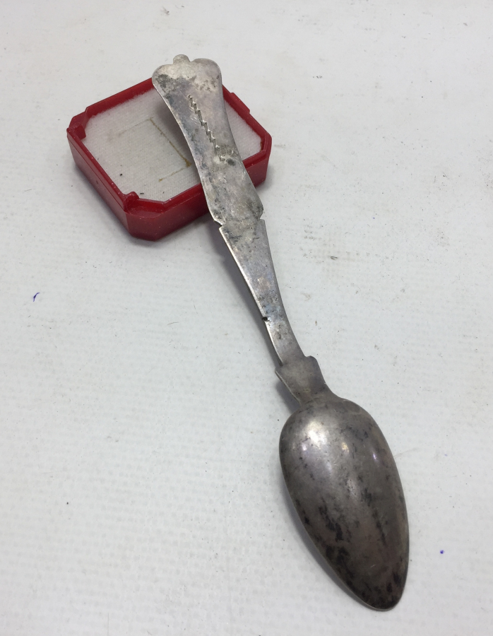 SULTAN VAHDEDDİN TUĞRALI ÇOK NADİR GÜMÜŞ KAŞIK