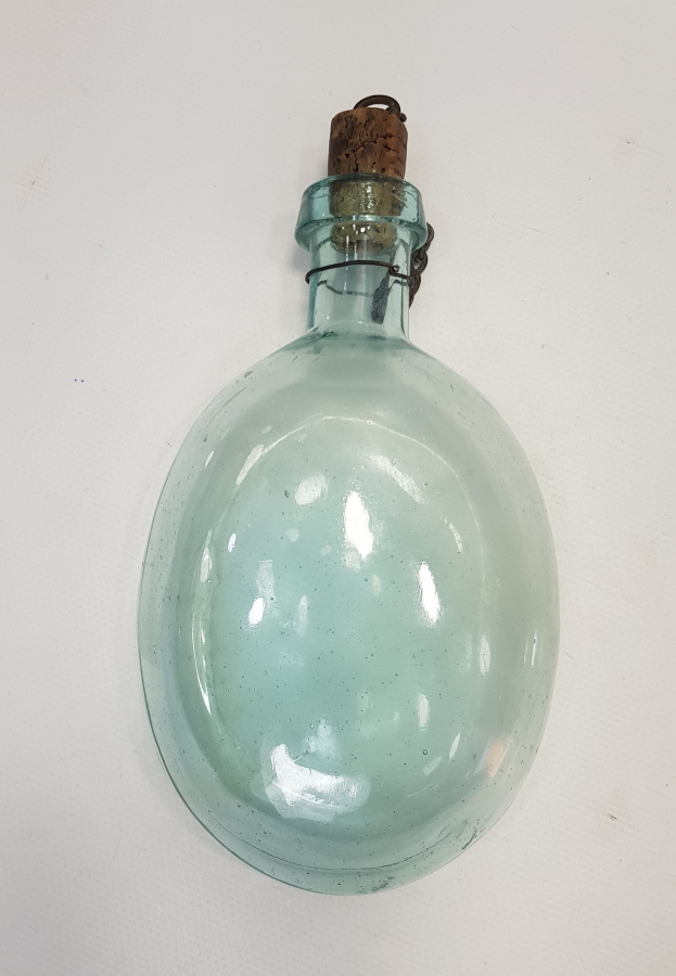 1. DÜNYA SAVAŞI DÖNEMİ ÇOK NADİR MANTAR KAFA CAM MATARA