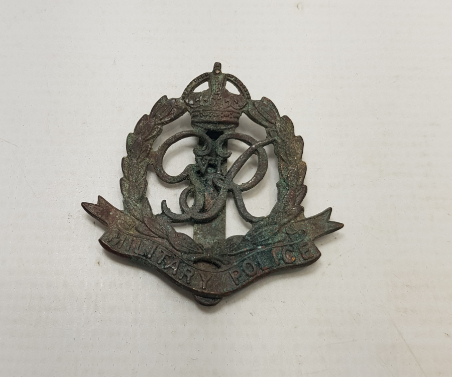 1. DÜNYA SAVAŞI İNGİLİZ ASKERİ POLİS ROZETİ 